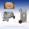 imageFlame King 30LB Empty Propane Tank with Wheels Horizontal ampamp Vertical LP Cylinder with Builtin Gauge for Fire Tables Fire Pits Patio Heaters Barbeques Lunch Trucks Weed Torches ampamp Truck Campers