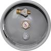 imageFlame King 30LB Empty Propane Tank with Wheels Horizontal ampamp Vertical LP Cylinder with Builtin Gauge for Fire Tables Fire Pits Patio Heaters Barbeques Lunch Trucks Weed Torches ampamp Truck Campers