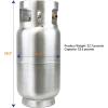 imageFlame King 335lb Aluminum Forklift Propane Tank with Gauge DOT and TC Compliant Lightweight RuggedDesigned