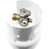imageFlame King 3LB Empty Steel Propane Tank Cylinder with Gauge and OPD Valves for Grills and BBQs Camping Fishing ampamp Outdoor Activities3lb Propane Tank with Gauge