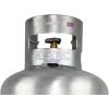 imageFlame King 40LB Aluminum Propane Tank with Premium OPD Valve CorrosionResistant and RustFree Lightweight Great for Marine Applications Grills and BBQs Camping Fishing ampamp Outdoor Activities