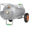 imageFlame King 40LB Empty Propane Tank with Wheels Horizontal ampamp Vertical LP Cylinder with Builtin Gauge for Fire Tables Fire Pits Patio Heaters Barbeques Lunch Trucks Weed Torches ampamp Truck CampersOutdoor Living