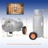 imageFlame King 40LB Empty Propane Tank with Wheels Horizontal ampamp Vertical LP Cylinder with Builtin Gauge for Fire Tables Fire Pits Patio Heaters Barbeques Lunch Trucks Weed Torches ampamp Truck CampersOutdoor Living