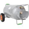 imageFlame King 40LB Empty Propane Tank with Wheels Horizontal ampamp Vertical LP Cylinder with Builtin Gauge for Fire Tables Fire Pits Patio Heaters Barbeques Lunch Trucks Weed Torches ampamp Truck CampersOutdoor Living