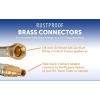 imageFlame King 48inch Propane Thermo Plastic Hose Assembly 14quot Male Quick Disconnect Plug  38quot Female Flare Swivel with 14quot ID Hose for RV Van and Trailer48 Inch