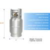 imageFlame King 5LB Aluminum Propane Tank with Gauge ampamp OPD Valve CorrosionResistant and RustFree Lightweight Great for Marine Applications Grills and BBQs Camping Fishing ampamp Outdoor Activities
