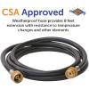 imageFlame King 8Ft Propane Hose Adapter Extension to Connect Appliances to RVs Propane Supply 1LB Cylinders or Distribution Tree Great for Camping and RVing