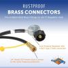 imageFlame King 90 Degree LowPressure Propane Gas Regulator Hose with Quick Connect for RVs Grills Heaters Burners 6 Feet  LPRH68 Feet 96 inches