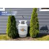 imageFlame King CYL100ASME 100Pound ASME Propane Tank MultiValves with Accurate Gas Level Gauge100 LB ASME