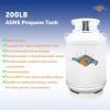 imageFlame King CYL100ASME 100Pound ASME Propane Tank MultiValves with Accurate Gas Level Gauge200 LB ASME