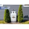 imageFlame King CYL100ASME 100Pound ASME Propane Tank MultiValves with Accurate Gas Level Gauge200 LB ASME