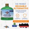 imageFlame King FK05LB2 12LB Refillable Empty Propane Cylinder Tank for Small Propane Lamps Lanterns and Camp Stoves 2pack