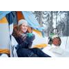 imageFlame King FKAD010CGA MultiUse Portable Propane HeaterCooker 15000 BTU for Camping Ice Fishing and Backpacking Trips Silver