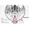 imageFlame King FKAD010CGA MultiUse Portable Propane HeaterCooker 15000 BTU for Camping Ice Fishing and Backpacking Trips Silver