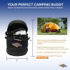 imageFlame King FKGH3LB Gas Hauler for 3LB Propane TankInsulated Protective Carry Case Black