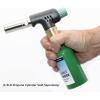 imageFlame King FKPV777CGA Mini Propane Blow Torch Head 10000 BTU for Kitchen Soldering Searing CharcoalFire Pit LightingFKPV777CGA Mini Torch