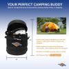 imageFlame King GH3RBH Gas Hauler KitInsulated Protective Carry Case for 3LB Propane Tank Plus Adapter Hose Black