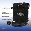 imageFlame King GH3RBH Gas Hauler KitInsulated Protective Carry Case for 3LB Propane Tank Plus Adapter Hose Black