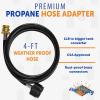 imageFlame King GH3RBH Gas Hauler KitInsulated Protective Carry Case for 3LB Propane Tank Plus Adapter Hose Black