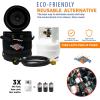 imageFlame King Gas Hauler Kit  Insulated Protective Carry Case 3LB Propane Tank and Adapter Hose for Camping and Outdoor Adventures BlackWhite