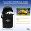 imageFlame King Gas Hauler Kit  Insulated Protective Carry Case 5LB Propane Tank and Adapter Hose for Camping and Outdoor Adventures BlackWhite