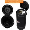 imageFlame King Gas Hauler Kit  Insulated Protective Carry Case for 10LB Propane Tank Plus Adapter Hose for Camping and Outdoor Adventures