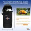 imageFlame King Gas Hauler Kit  Insulated Protective Carry Case for 10LB Propane Tank Plus Adapter Hose for Camping and Outdoor Adventures