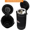 imageFlame King Gas Hauler Pro Kit  Insulated Protective Carry Case 10LB Propane Tank and 5FT Adapter Hose for Camping and Outdoor Adventures