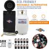 imageFlame King Gas Hauler Pro Kit  Insulated Protective Carry Case 10LB Propane Tank and 5FT Adapter Hose for Camping and Outdoor Adventures