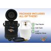 imageFlame King Gas Hauler Pro Kit  Insulated Protective Carry Case 5LB Propane Tank with Builtin Gauge and 5FT Adapter Hose for Camping and Outdoor Adventures