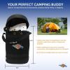 imageFlame King Gas Hauler Pro Kit  Insulated Protective Carry Case 5LB Propane Tank with Builtin Gauge and 5FT Adapter Hose for Camping and Outdoor Adventures