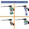 imageFlame King High Intensity Propane Torch Head with Bendable ampamp Flexible Neck for Soldering Brazing Plumbing Lighting CharcoalFire Pits Compatible with Small Cylinders MAPP and MAPPRO
