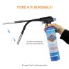 imageFlame King High Intensity Propane Torch Head with Bendable ampamp Flexible Neck for Soldering Brazing Plumbing Lighting CharcoalFire Pits Compatible with Small Cylinders MAPP and MAPPRO