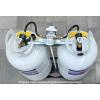 imageFlame King KT18ACR2 2Stage Auto Changeover LP Propane Gas Regulator with Two 18inch Pigtails for RVs Vans Trailers12inch Pigtails