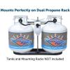 imageFlame King KT18ACR2 2Stage Auto Changeover LP Propane Gas Regulator with Two 18inch Pigtails for RVs Vans Trailers18inch Pigtails