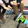 imageFlame King Portable Propane Gas Outdoor Heater with Piezo Electric Start for Camping Garage Ice Fishing Patio and Tabletop Green SmallSmall