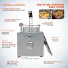 imageFlame King Proleo Tabletop Propane Deep Fryer with Oil Thermometer 25 Gallons Capacity with 5FT Propane Regulator Hose