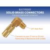 imageFlame King Propane Elbow Adapter with 38quot Male Flare for 17quot or 22quot Blackstone Griddle