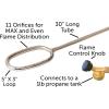 imageFlame King Propane Fire Starter Torch works with 1lb Propane Tanks for Firepits Charcoal Grills Wood Oven