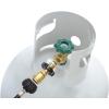 imageFlame King Propane Tank Adapter POL to QCC1 Type Converts Propane Tank from Old to New Connection