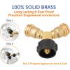 imageFlame King Propane Tank Y Splitter Adapter with Valves 2Way LP Gas Connector for 20lb Propane Tank Cylinders Works with BBQ Grills Camping Stoves Gas Burners Heaters