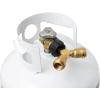 imageFlame King Propane Tank Y Splitter Adapter with Valves 2Way LP Gas Connector for 20lb Propane Tank Cylinders Works with BBQ Grills Camping Stoves Gas Burners Heaters
