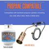 imageFlame King Propane Torch Kit Heavy Duty Weed Burner 320000 BTU with 6ft Hose for Weed Burning Melting Ice and Snow and Roofing