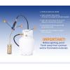 imageFlame King Propane Torch Kit Heavy Duty Weed Burner 320000 BTU with 6ft Hose for Weed Burning Melting Ice and Snow and Roofing