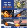 imageFlame King Propane Torch Kit Heavy Duty Weed Burner 340000 BTU with Battery Operated Igniter Self Igniting with 10Ft Hose Regulator Assembly340K BTU  Piezo Igniter