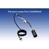 imageFlame King Propane Torch Kit Heavy Duty Weed Burner 340000 BTU with Battery Operated Igniter Self Igniting with 10Ft Hose Regulator Assembly340K BTU  Piezo Igniter
