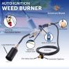 imageFlame King Propane Torch Kit Heavy Duty Weed Burner 340000 BTU with Piezo Igniter Self Igniting with 10ft Hose for Weed Burning Melting Ice and Snow and Roofing