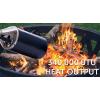 imageFlame King Propane Torch Kit Heavy Duty Weed Burner 340000 BTU with Piezo Igniter Self Igniting with 10ft Hose for Weed Burning Melting Ice and Snow and Roofing