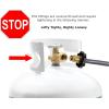 imageFlame King Propane Torch Kit Heavy Duty Weed Burner 500000 BTU SelfIgniting with 10FT Hose Regulator Assembly 39 inches Long