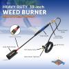 imageFlame King Propane Torch Kit Heavy Duty Weed Burner 500000 BTU SelfIgniting with 10FT Hose Regulator Assembly 39 inches Long